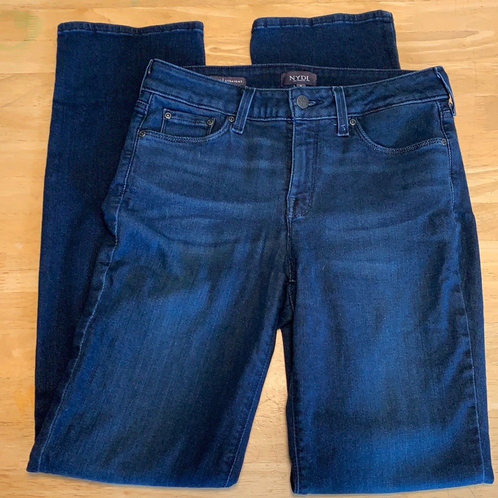 NYDJ Marilyn Straight Lift&Tuck Bootcut Jeans 8